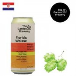 The Garden Brewery FloridaWeisse Mango Rhubarb & Lemon 440ml CAN - Drink Online - Drink Shop