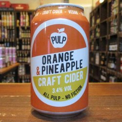 Pulp - Orange & Pineapple 330 Can - Wobbly Duck