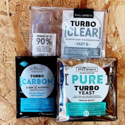 Still Spirits Turbo Pack - Yeast + Carbon + Finings To Make 23l Distilling Wash - Brewbitz Homebrew Shop