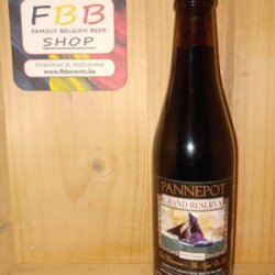 Pannepot grand reserva vintage 2019 - Famous Belgian Beer