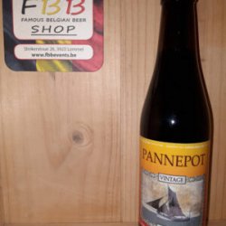 Pannepot vintage 2020 - Famous Belgian Beer