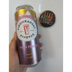 Vinohradský pivovar Twin Peaks 12°5% 0,5l - Pivní lednice