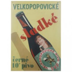 Metal Sign Kozel Retro Dark Beer - Pivana CZ