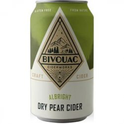 Bivouac Albright Dry Pear Cider 12oz can-4pk - Bine & Vine