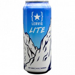 Lervig Lervig - Lite Pilsner - 4.6% - 50cl - Can - La Mise en Bière