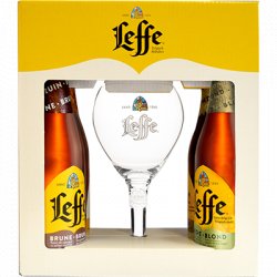 Leffe giftpack 4 flessen + glas - úw topSlijter (t Bockje Bathmen)