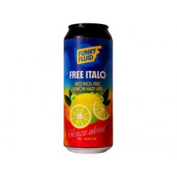 Funky Fluid - Free Italo 0,5l plech 0,5% alc. - Beer Butik