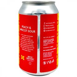 Brick Brewery Peach & Apricot Sour - Beer Shop HQ