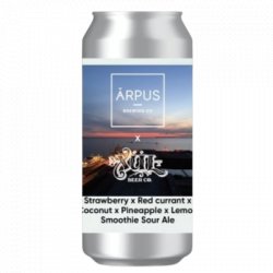 Ārpus Brewing Co. Ārpus X Xul Beer Co Strawberry X Red Currant X Coconut X Pineapple X Lemon Smoothie Sour Ale