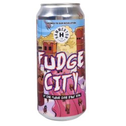 Hammerton Fudge City AF 0.5% ABV – Alcohol-Free Chocolate Fudge Cake Stout - The Alcohol Free Co