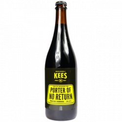Brouwerij Kees Kees Porter of No Return Brouwerij Kees Kees Porter of No Return