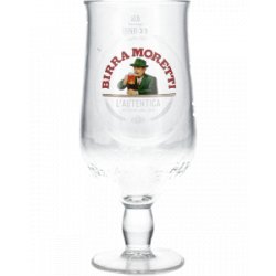 Birra Moretti Bierglas Groot - Drankgigant.nl