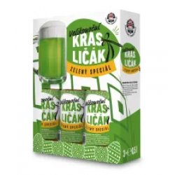 Krasličák Zelené pivo 3x0,5L dárkové - Baráček