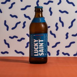 Lucky Saint - Unfiltered Alcohol Free Lager 0.5% 330ml Bottle - All Good Beer