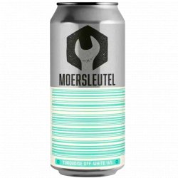 Moersleutel Craft Brewery Barcode: Turquoise Off-White