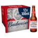Budweiser Lager Beer Bottles 12 x 300ml Budweiser Lager Beer Bottles 12 x 300ml