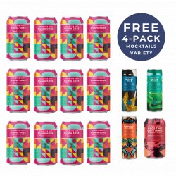 Collective Arts - Guava Gose 12 Pack + FREE 4-Pack Mocktails - UpsideDrinks