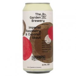 THE GARDEN BREWERY + TOTENHOPFEN IMPERIAL RASPBERRY & COCONUT STOUT CL 44 LATTINA - Grandibirre