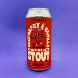 Play Brew Co. Raspberry & Vanilla Chocolate Stout [Milk Stout] - Alpha Bottle Shop & Tap