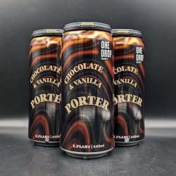 One Drop Chocolate & Vanilla Porter Can 4pk - Saccharomyces Beer Cafe