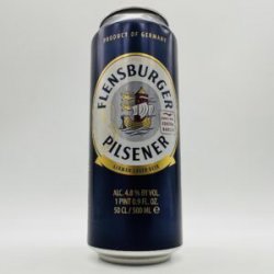 Flensburger Pilsner Can - Bottleworks