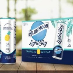 Blue Moon Light Sky Tropical Wheat 12 pack12 oz can - Beverages2u