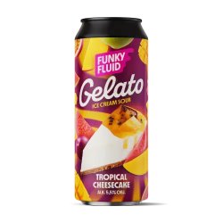 Funky Fluid Gelato: Tropical Cheesecake Funky Fluid Gelato: Tropical Cheesecake