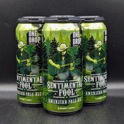 One Drop Sentimental Fool American Ale Can 4pk - Saccharomyces Beer Cafe