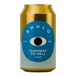 Brulo Highway To Hell Lager - The Alcohol Free Drinks Company