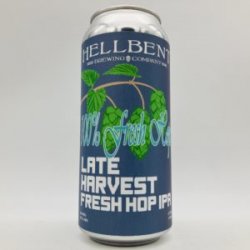 Hellbent Late Harvest Fresh Hop IPA Can - Bottleworks