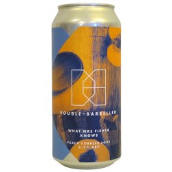 Double Barrelled What Mrs Fisher Knows Peach Cobbler Sour 440ml (6%) - Indiebeer