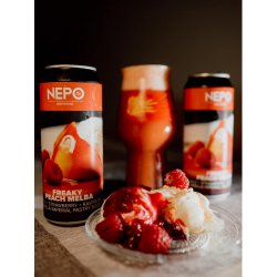 Nepomucen Freaky Peach Melba 500ml - Funky Fluid