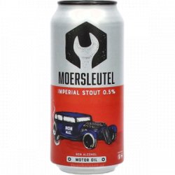 De Moersleutel Motor Oil Imperial Stout Non-Alcoholic - Drankgigant.nl