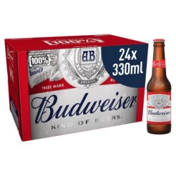 Budweiser 330ml 24pk - The Beer Cellar