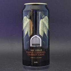 Vault City - 24K Gold Maple Caramel Carrot Cake - 8% (440ml) - Ghost Whale