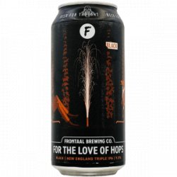 Frontaal – For The Love Of Hops ‘’Black’’ - Rebel Beer Cans