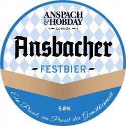 Anspach & Hobday Ansbacher Festbier