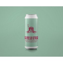 Pomona Island THE RED IS STRONG, THE BLUE IS PURE Raspberry and Elderberry Sour IPA 6.5% - Pomona Island Brew Co