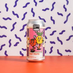 Pressure Drop  Fast Fruits Strawberry & Pineapple Sour  4.5% 440ml Can - All Good Beer