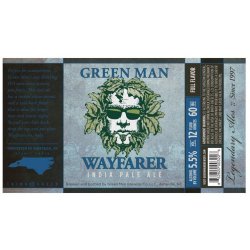 Green Man Brewery Wayfarer IPA 6 pack 12 oz. - Petite Cellars