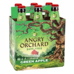 Angry Orchard Green Apple Cider 12oz 6pk Btl - Luekens Wine & Spirits