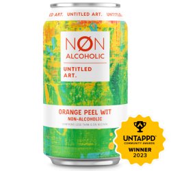 Untitled Art Non-Alcoholic Orange Peel Wit (6pk) - Untitled Art