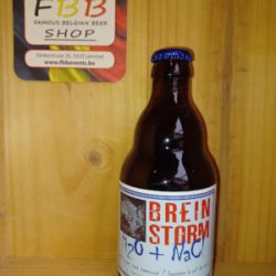 Breinstorm H2O+NACI tripel - Famous Belgian Beer