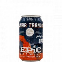 Epic Brewing Company  Lunar Transit - Rebel Beer Cans