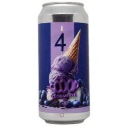 Azvex Brewing Company SCOOP - Blueberry Cheesecake