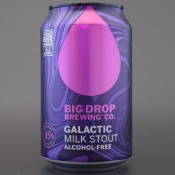 Big Drop - Galactic Milk Stout - 0.5% (330ml) - Ghost Whale