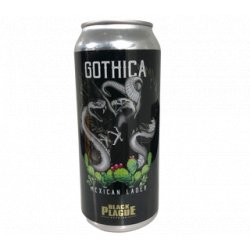 Black Plague Gothica Mexican Lager 473ml BB 010224 - The Beer Cellar