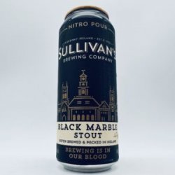 Sullivan’s Black Marble Nitro Irish Stout Can - Bottleworks