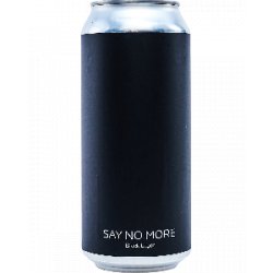 Hudson Valley Brewery Say No More - Half Time