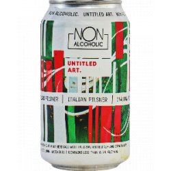 Untitled Art Brewing Italian Pilsner (Non-Alcoholic) - Half Time